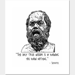 Socrates Quote Posters and Art